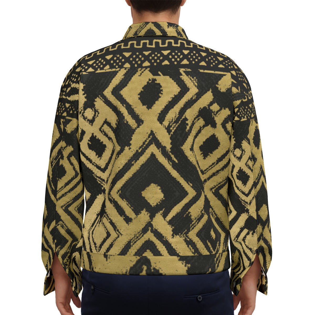 All-Over Print Unisex Lapel Jacket | 245GSM Cotton