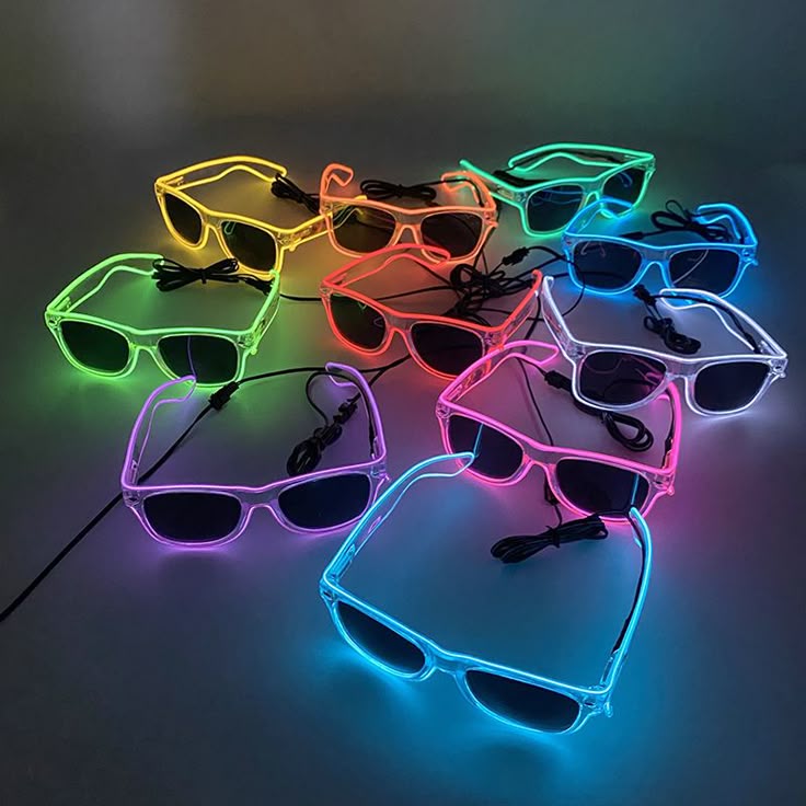 Lunettes LED Cyberpunk