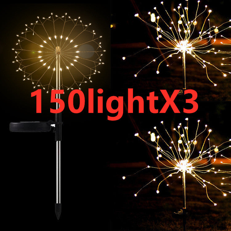 Solar Firework LED Lights – Waterproof Outdoor Garden & Party Decoration
