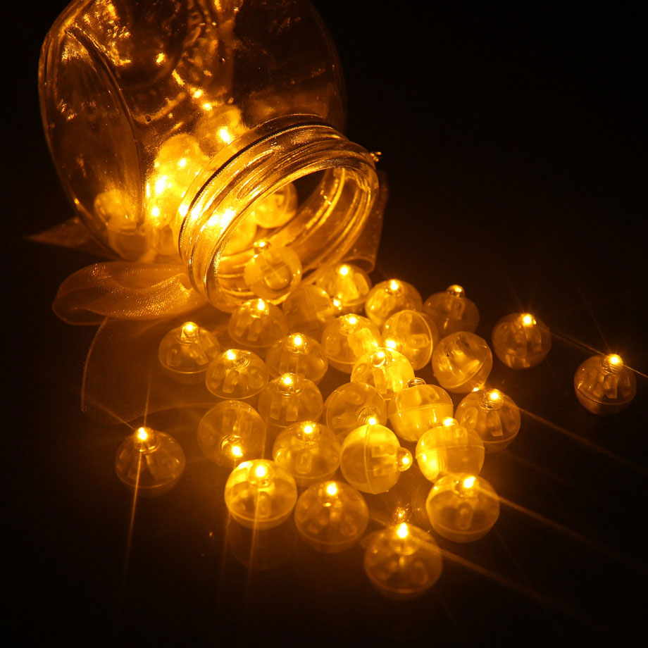 LED Glow Balloons – Romantic Light-Up Balloon Set for Wedding & Party Decor (10 pcs)