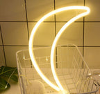 LED Neon Wall Light – USB & Battery Powered for Modern Ambiance