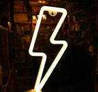 LED Neon Wall Light – USB & Battery Powered for Modern Ambiance