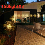 Solar Firework LED Lights – Waterproof Outdoor Garden & Party Decoration