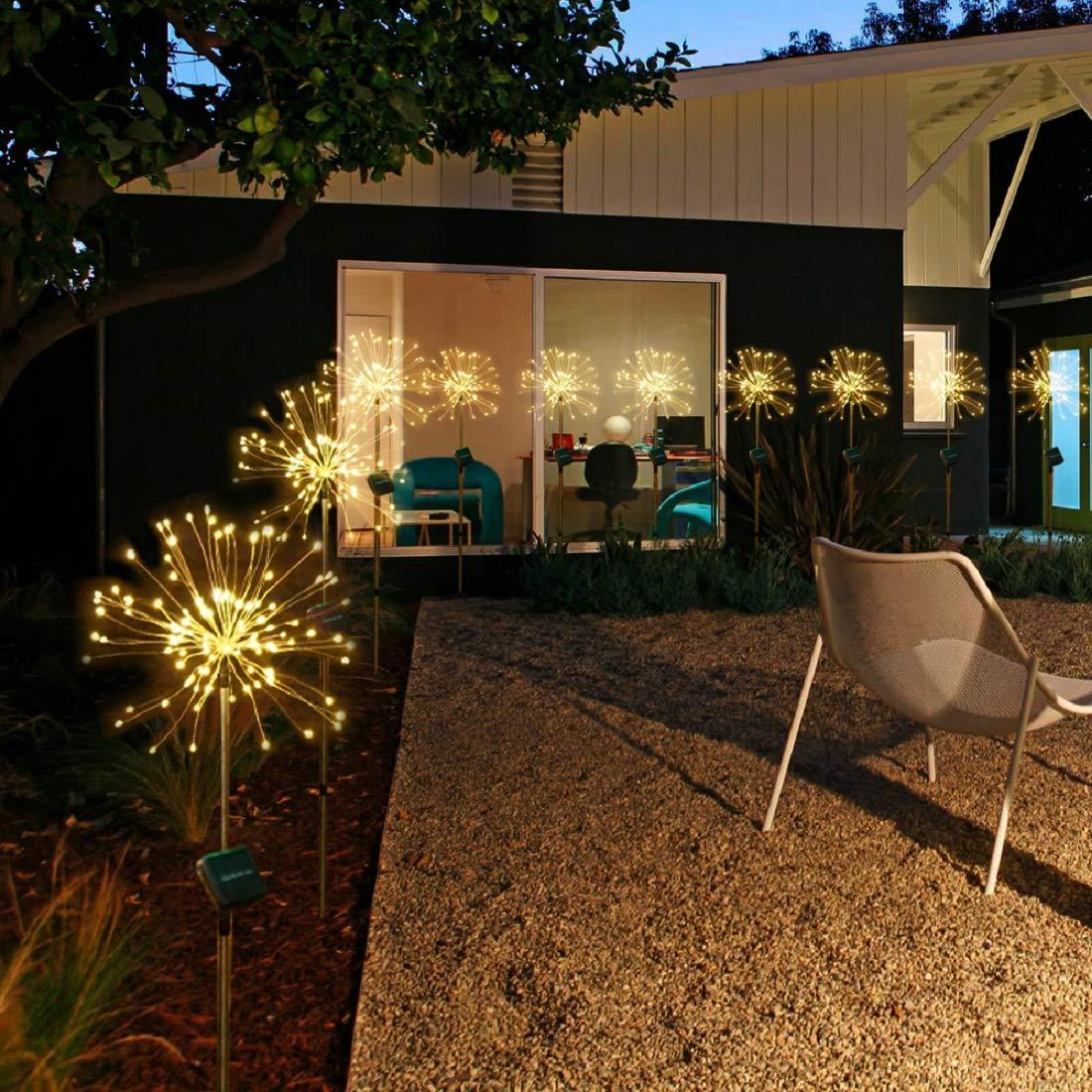 Solar Firework LED Lights – Waterproof Outdoor Garden & Party Decoration