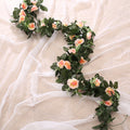 Champagne Floral Vine Garland – Elegant Fake Flower Decoration for Wedding & Party Decor