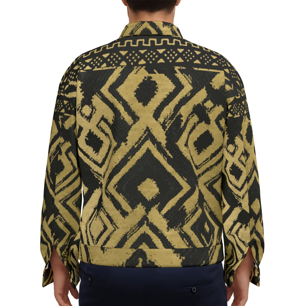 All-Over Print Unisex Lapel Jacket | 245GSM Cotton