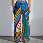 All-Over Print Women's High-Stretch Casual Pants|290GSM