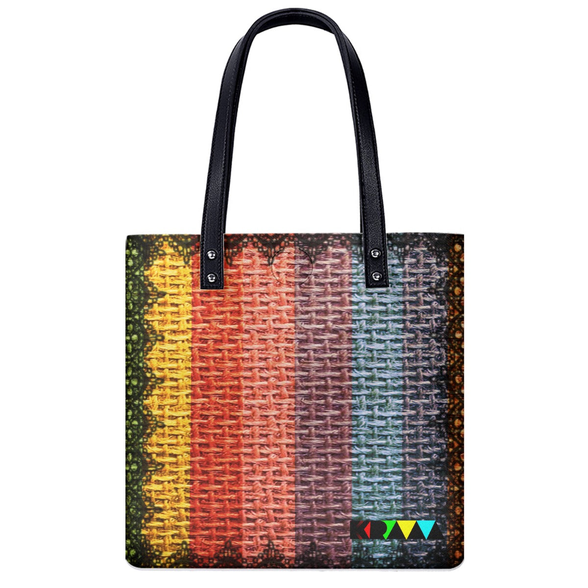 Sac Shopping en PU à Imprimé Unique