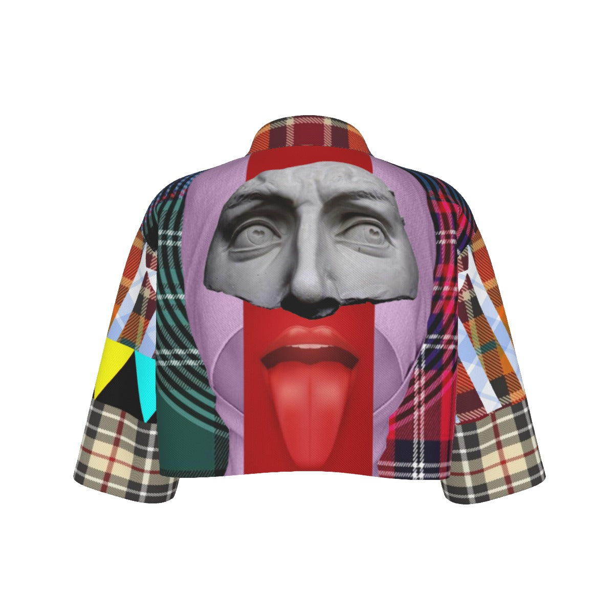 All-Over Print Women's Cropped Jacket | 245GSM Cotton