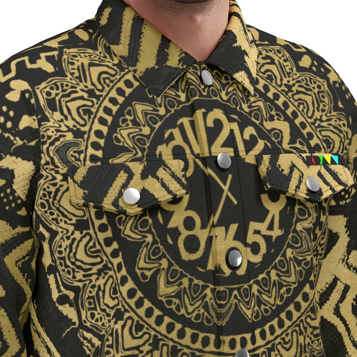 All-Over Print Unisex Lapel Jacket | 245GSM Cotton