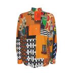 All-Over Print Men's Long Sleeve Shirt | 115GSM Cotton poplin