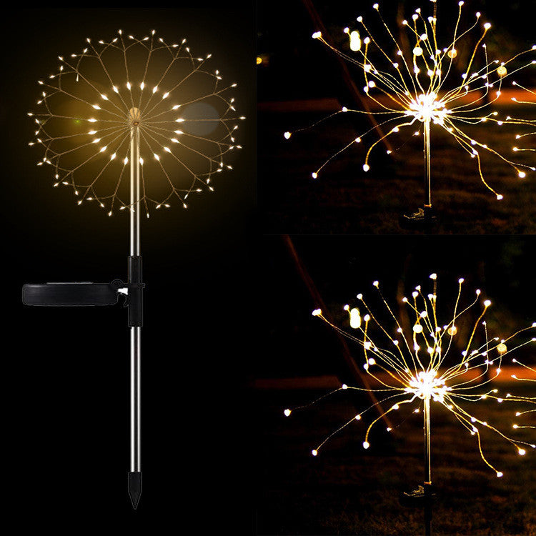Solar Firework LED Lights – Waterproof Outdoor Garden & Party Decoration