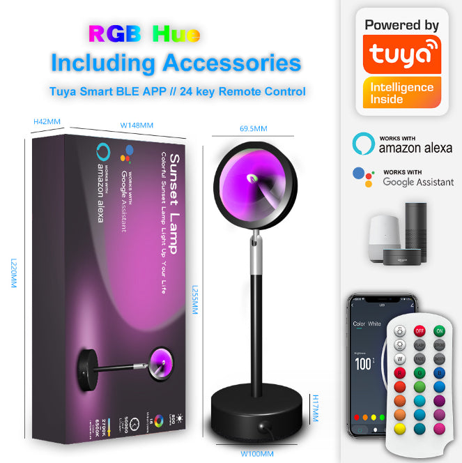 Smart RGB Ambient Lamp – Bluetooth APP LED Mood Light for Gaming & Room Decor