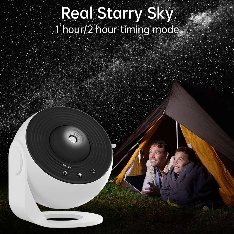 12-in-1 HD LED Planetarium Projector with Galaxy Films - Ambient Decor & Gift