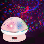 Mushroom Galaxy Projector Lamp – LED Starry Sky Ambient Room Light