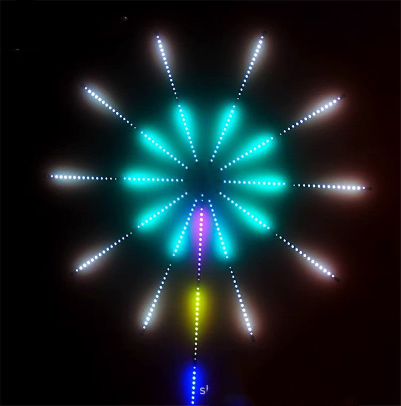 LED voice-activated RGB fireworks marquee light full color party decoration – KRAAA
