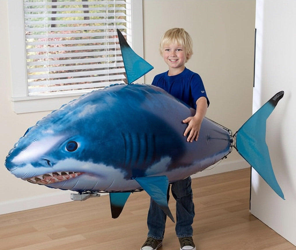 Flying Shark RC Balloon – Remote Control Air Swimming Fish for Parties & Events