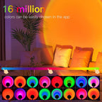 Smart RGB Ambient Lamp – Bluetooth APP LED Mood Light for Gaming & Room Decor
