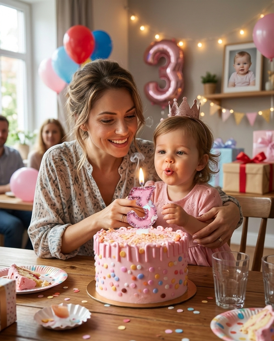 Bougies Chiffres 0–9 en Cire – Décoration Gâteau Anniversaire (Effet Nacré)