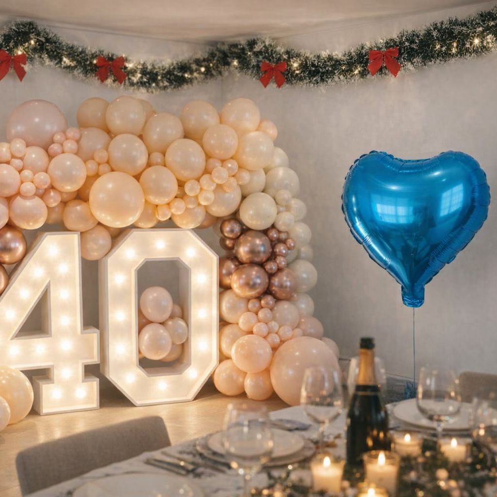Romantic Heart Balloon Kit (Complete Pack)