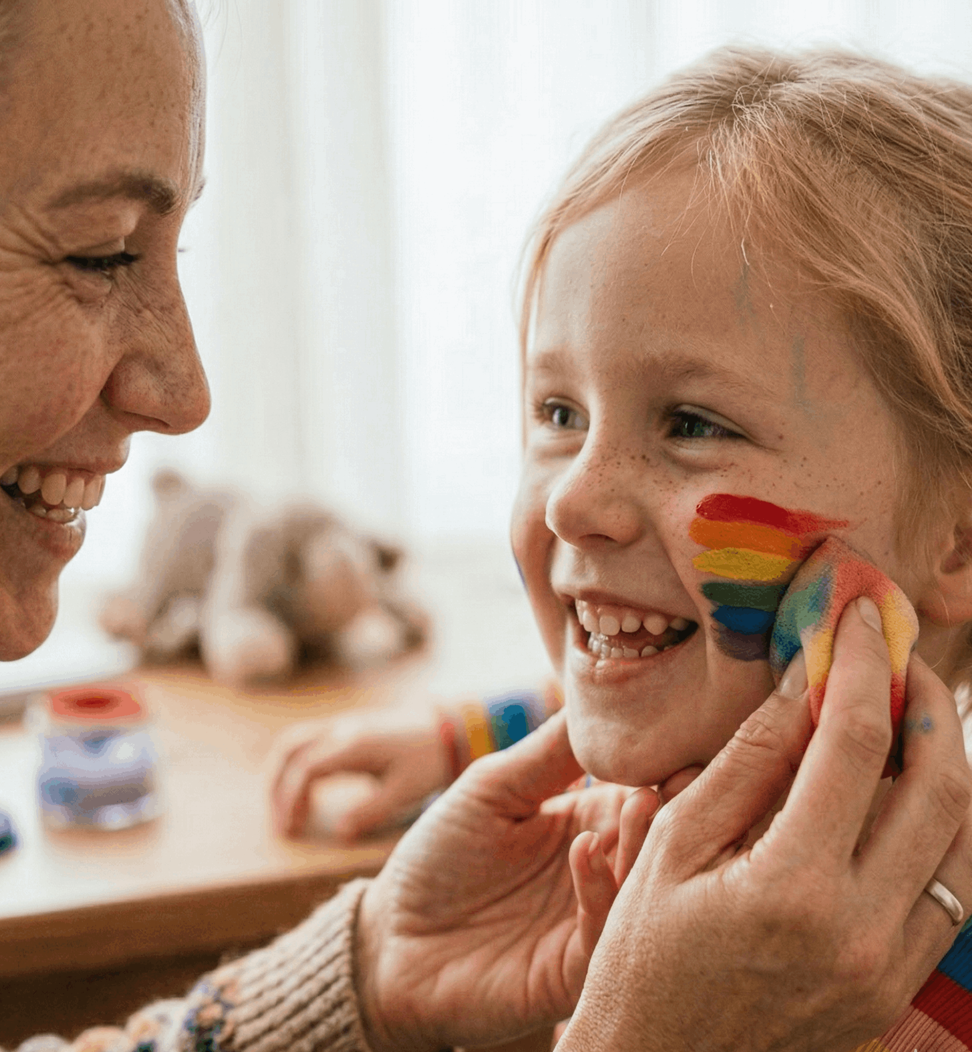 Kit Maquillage Visage Enfants & Adultes – Palette 10 Couleurs avec Pochoirs (Halloween, Anniversaire, Carnaval)