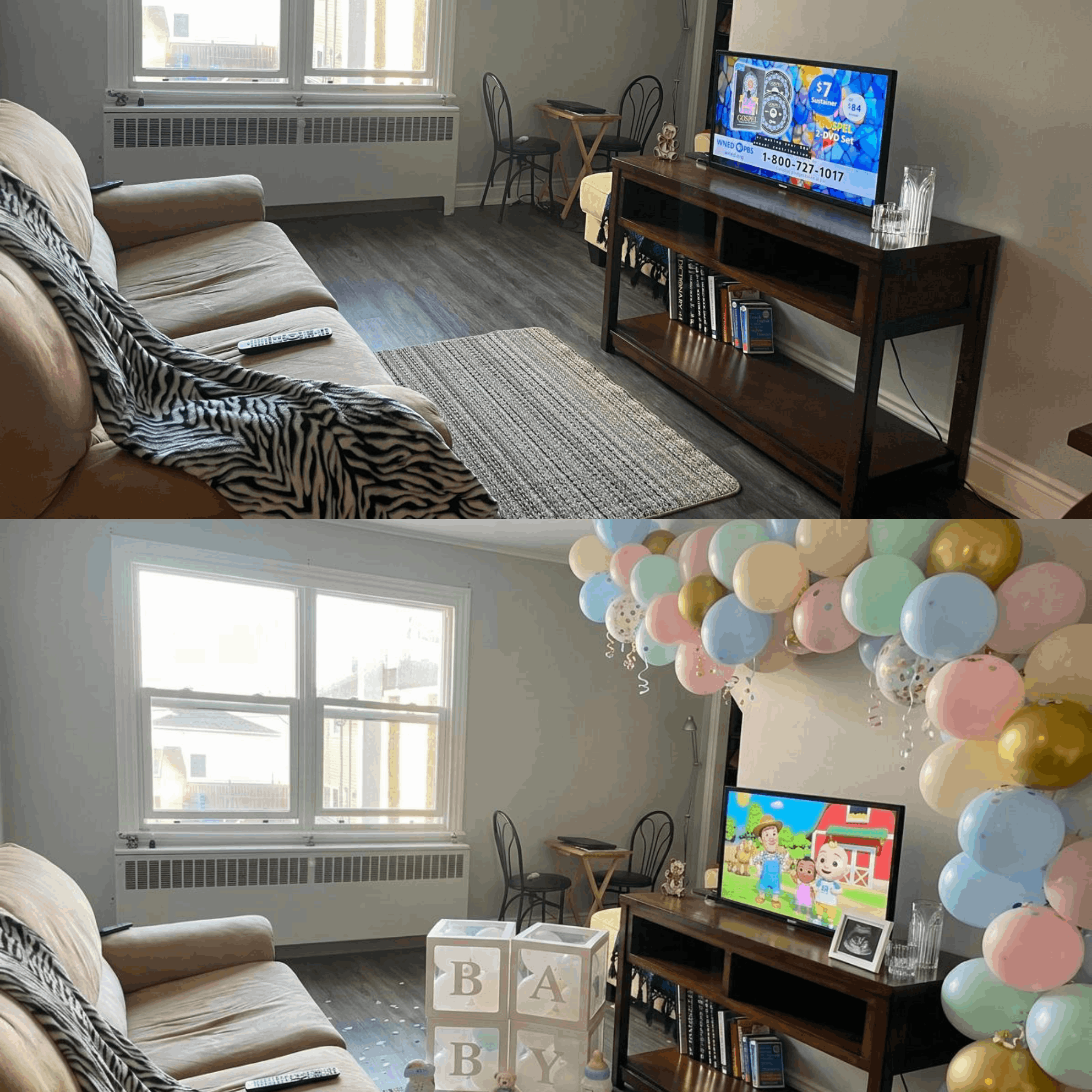 BABY Letter Box Balloon Boxes – Décoration Baby Shower 25 cm