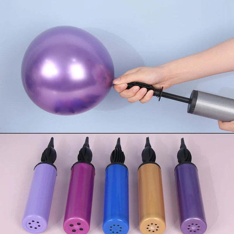 Balloon Pump Balloon Accessories Balloon inflator hand push Air Pump Wedding Valentine Birthday Party Decoration Tools