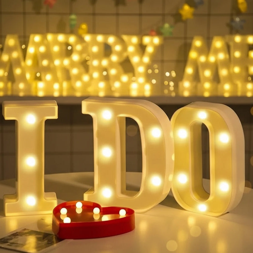 Number & Letter LED Lamps – Variants
