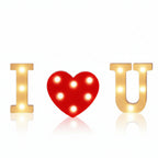 Number & Letter LED Lamps – Variants