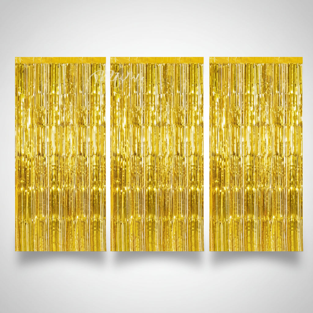 Rideaux Franges Métalliques en Aluminium – Lot de 3 – Décoration de Fond