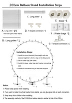 Round Balloon Arch Balloon Circle Stand Holder Frame Ring Birthday Baloon Decor Wedding Party Decorations Baby Shower Background