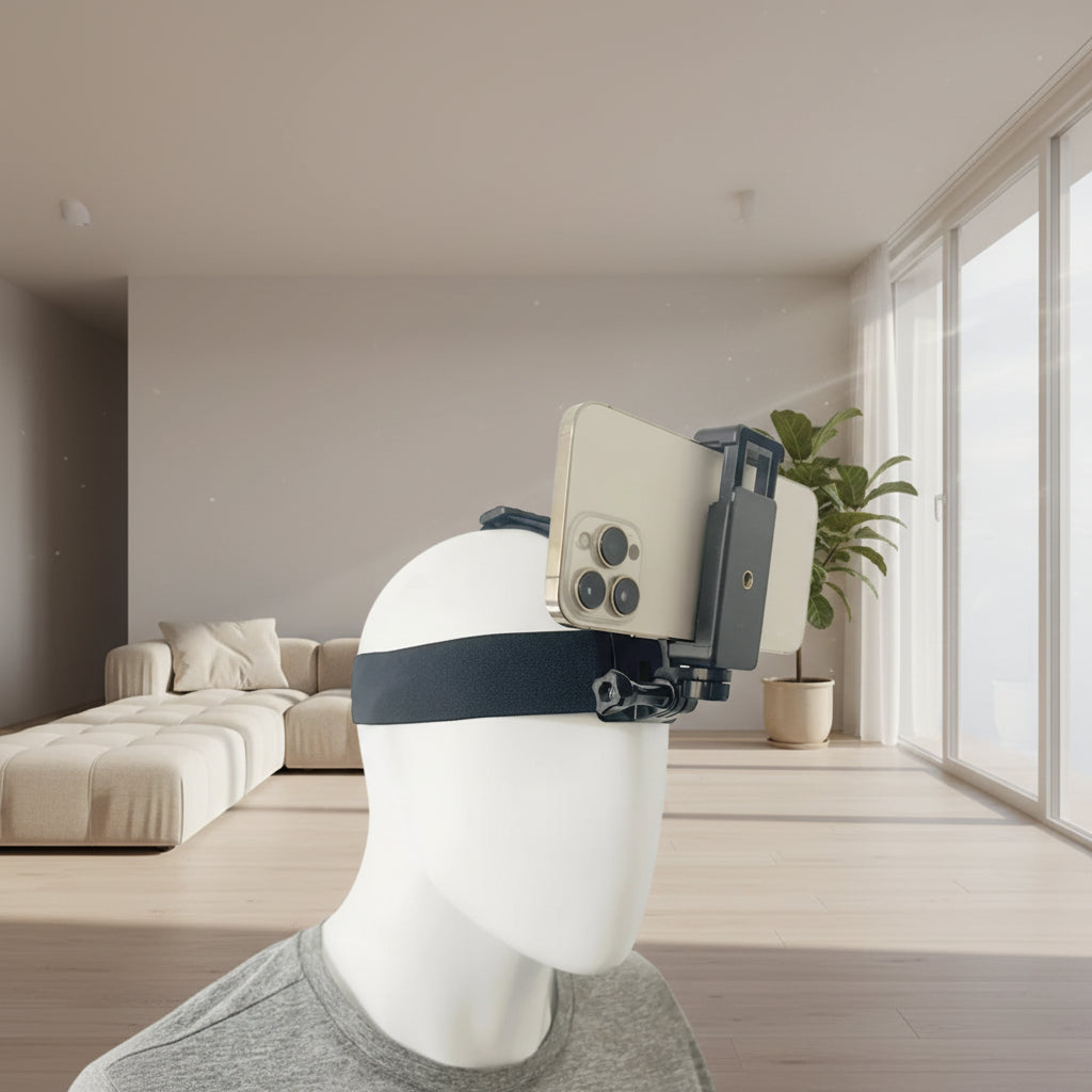 Support POV pour Smartphone – Bandeau Tête pour Enregistrement et Live Streaming