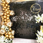 12/16/18/24PCS Shimmer Wall Backdrops silvery Square Sequin Wall Panel Backdrops Party Backdrops for Wedding Birthday Decor