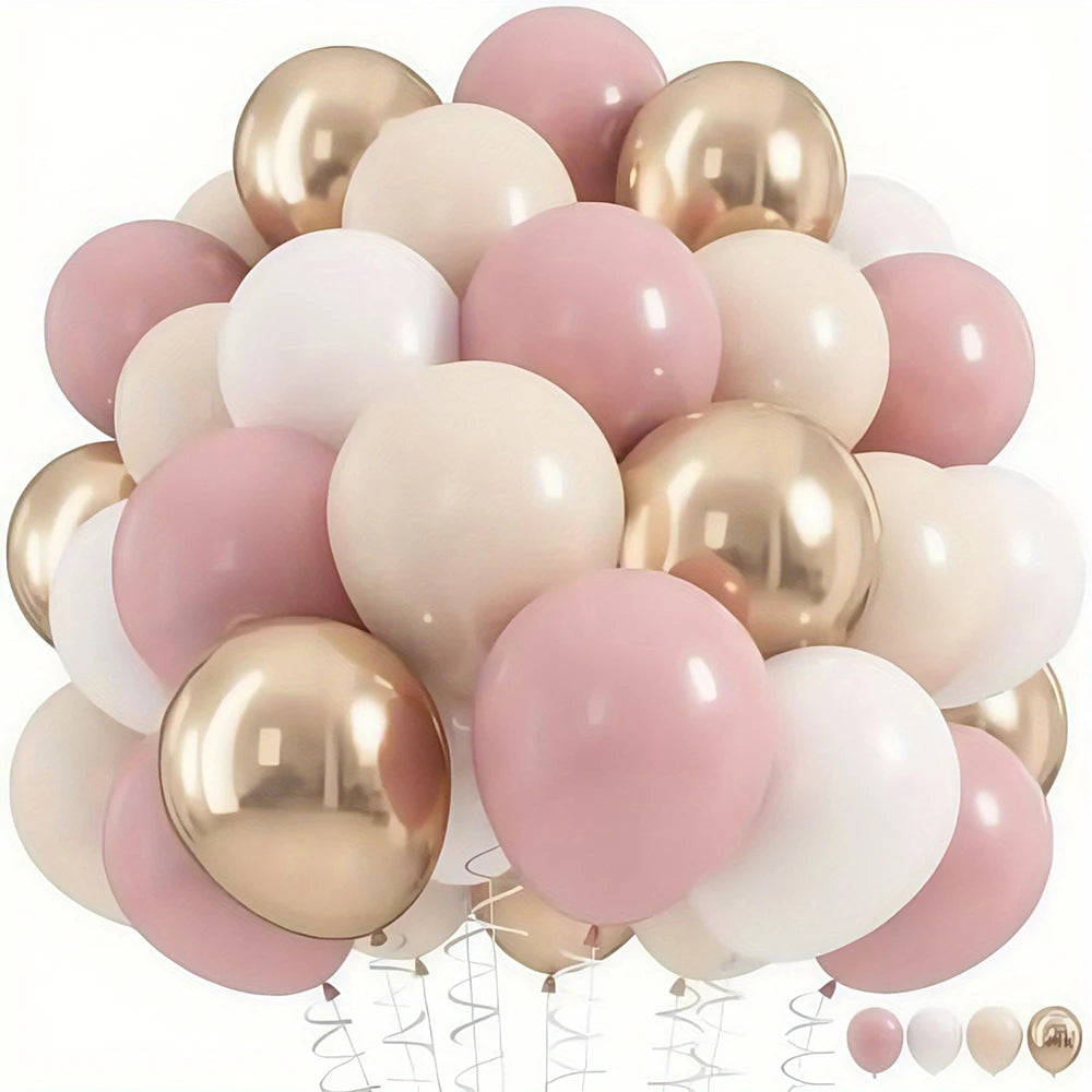 Kit ballons “Macaron Rose & Champagne”