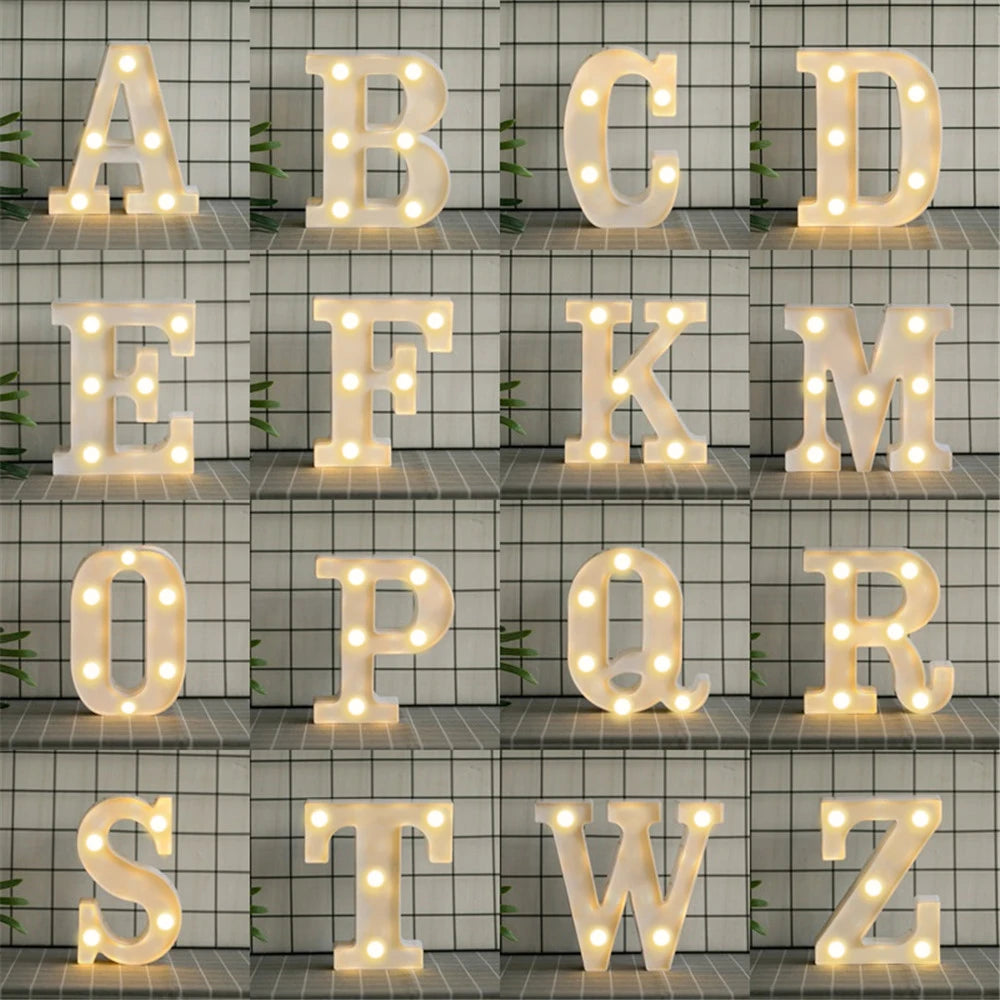 Number & Letter LED Lamps – Variants