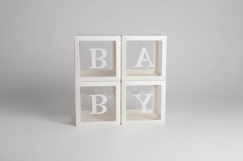 25cm BABY Letter Box Balloon Boxes – Baby Shower