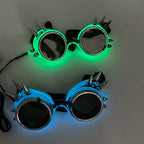 Lunettes LED Cyberpunk, Accessoire Lumineux pour Fêtes, Rave, Festivals & Soirée
