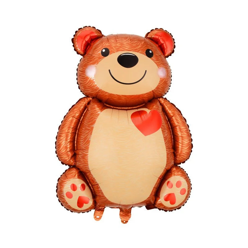 Large Bear Balloon – Décoration Géante en Aluminium (Anniversaire &amp; Événement)