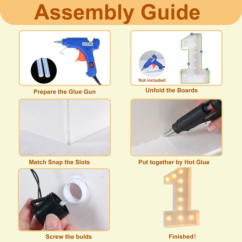 Led Light Birthday Number Ornaments 1st 18 30 50 60 Birthday Number Frame Background Birthday Wedding Party Anniversary Decor