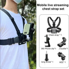 5-in-1 Phone Holder - Chest Mount for Video Recording and Live Streaming