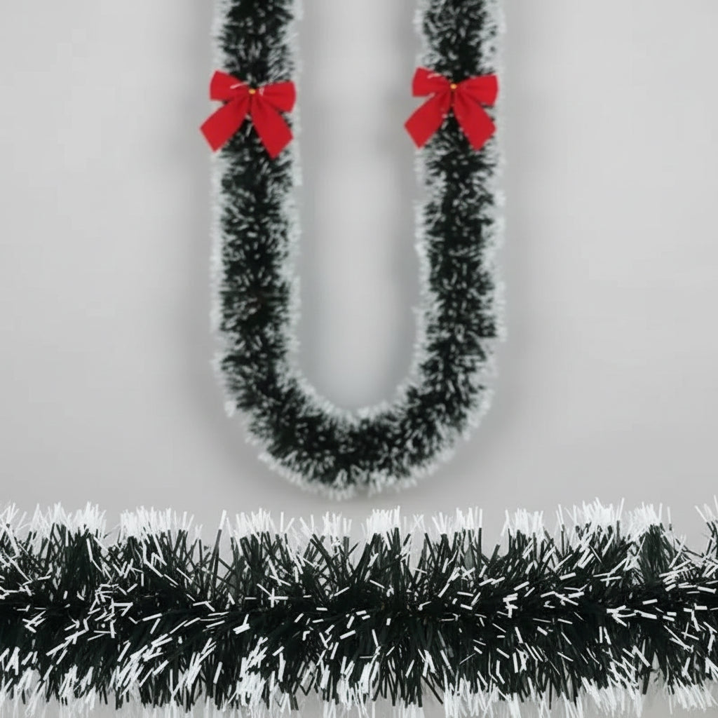 Guirlande Ruban Noël 2 m – Décoration Sapin & Fête (PVC)