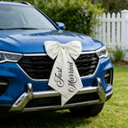 Just Married car decoration ribbon wedding accessory – KRAAA
