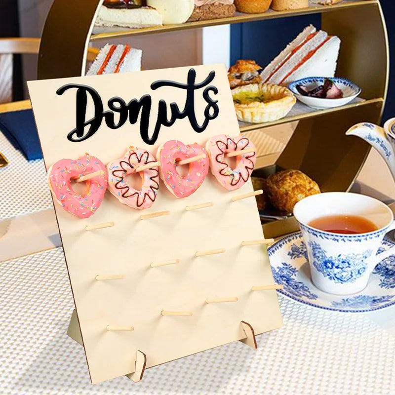 Wedding Wooden Donut Stand – Variations