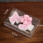 Cute Pink Bow 3D Number Cake Candles