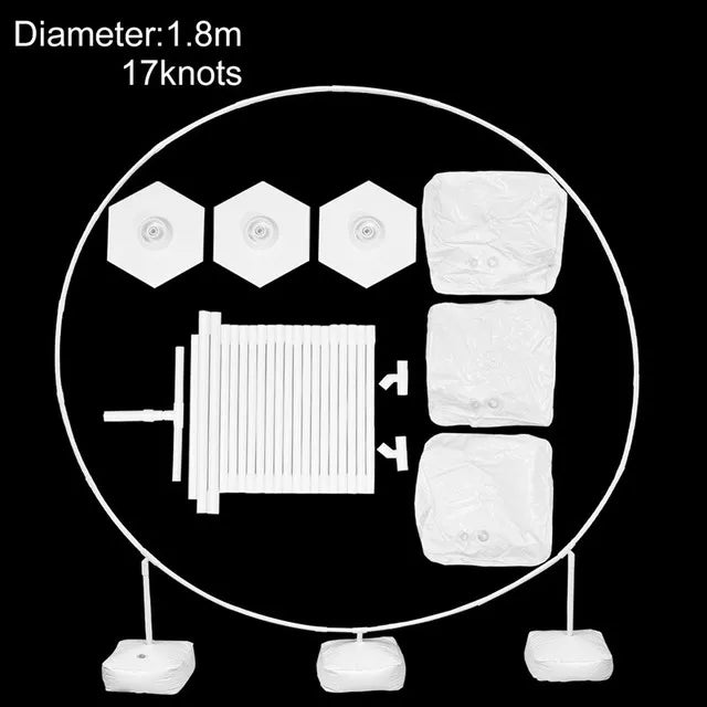 Round Balloon Arch Balloon Circle Stand Holder Frame Ring Birthday Baloon Decor Wedding Party Decorations Baby Shower Background