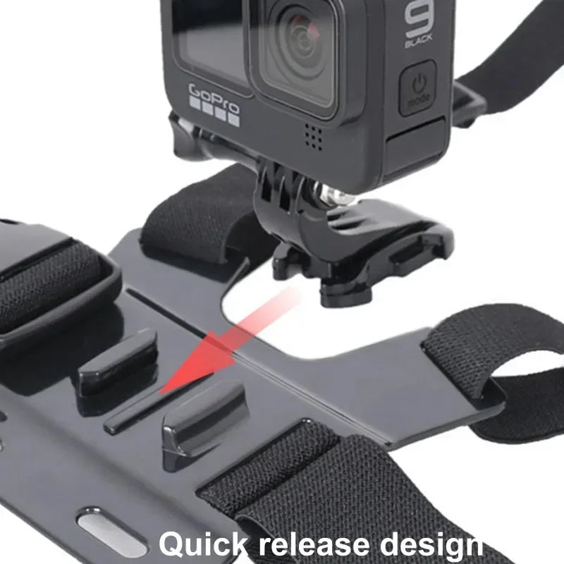 5-in-1 Phone Holder - Chest Mount for Video Recording and Live Streaming