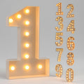 LED Light-Up Numbers – Personalized Birthday & Event Decoration