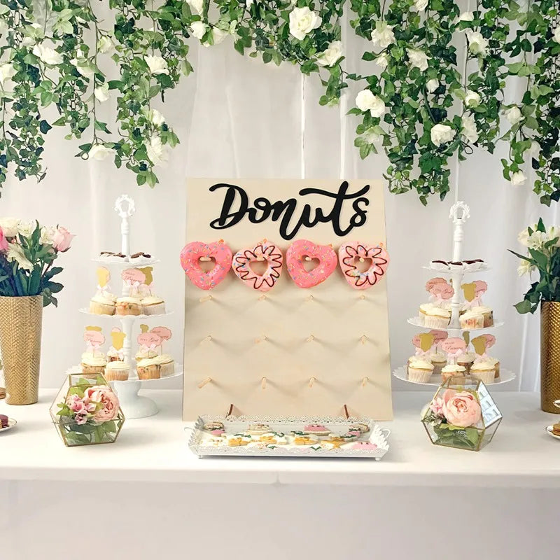 Wedding Wooden Donut Stand – Variations