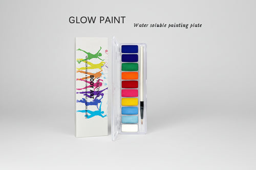 0 Colors Glow Fluorescent Neon Oil – Peinture Corps & Visage UV, Halloween Party, Fancy Dress, Maquillage Beauty Makeup Cosmetics