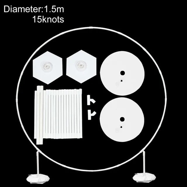 Round Balloon Arch Balloon Circle Stand Holder Frame Ring Birthday Baloon Decor Wedding Party Decorations Baby Shower Background